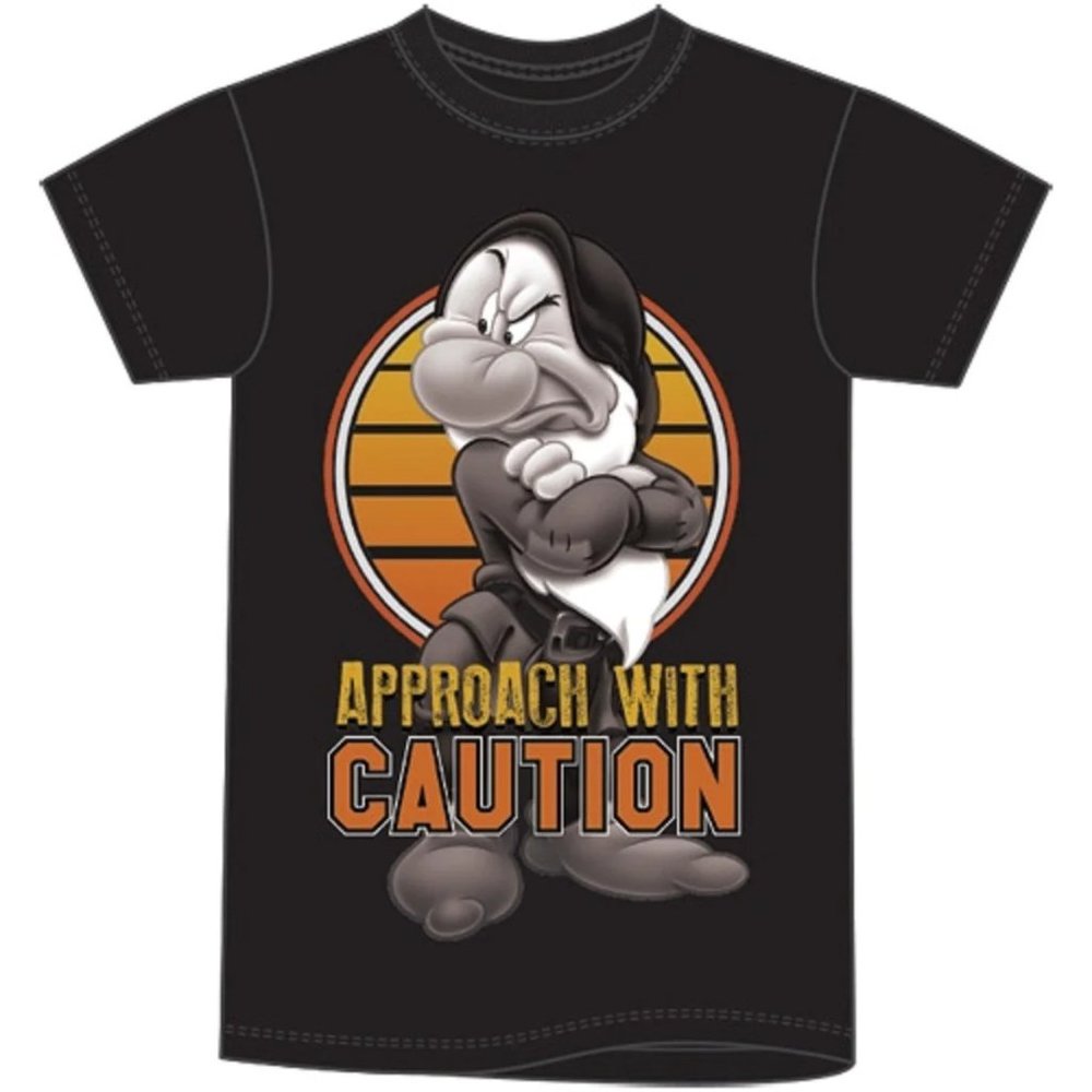NWOT Disney Grumpy Approach with Caution Shirt Size Small